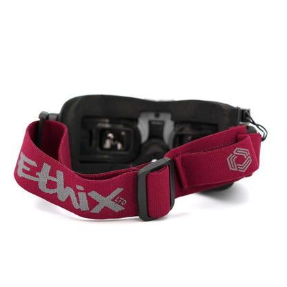 ETHiX FatShark Goggle Strap V3 Grey on Burgundy