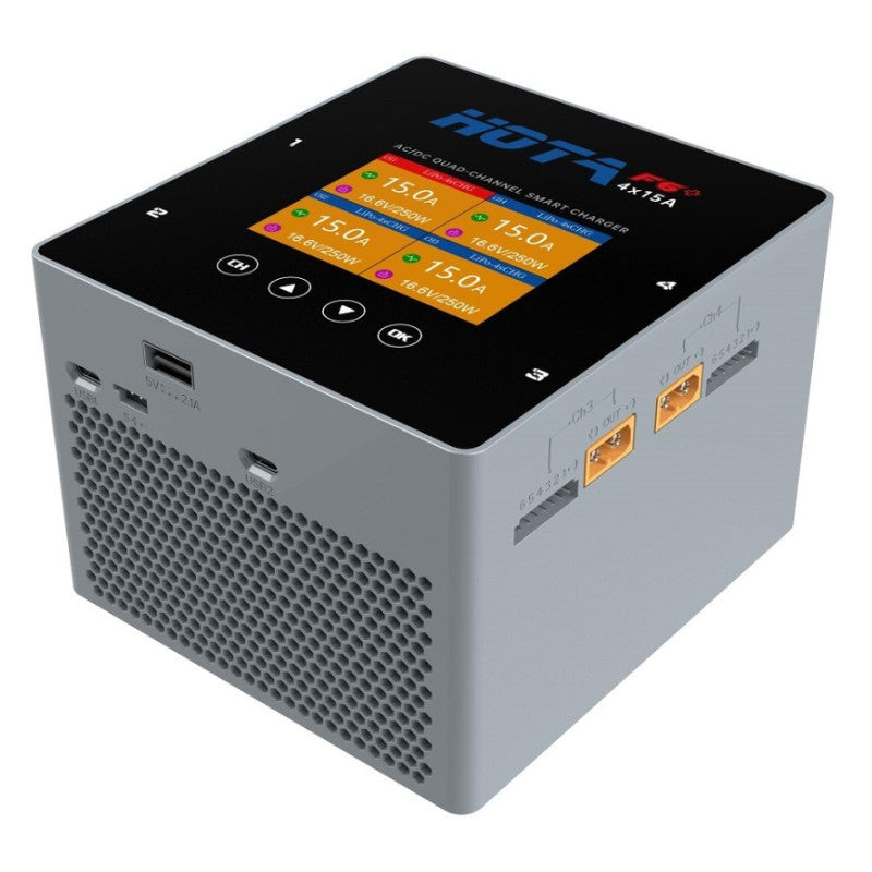 Hota F6+ Charger - 4 Way 6S 1000Watt DC / 500W AC